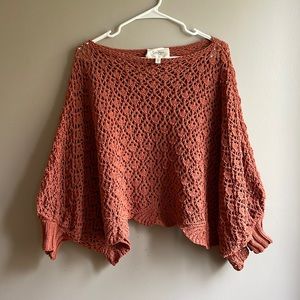 New knitted poncho by Jessica Simpson.  Never worn.